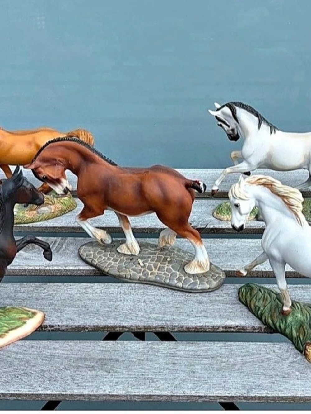 Vintage Franklin Mint The Great Horses of the World Lot of 5